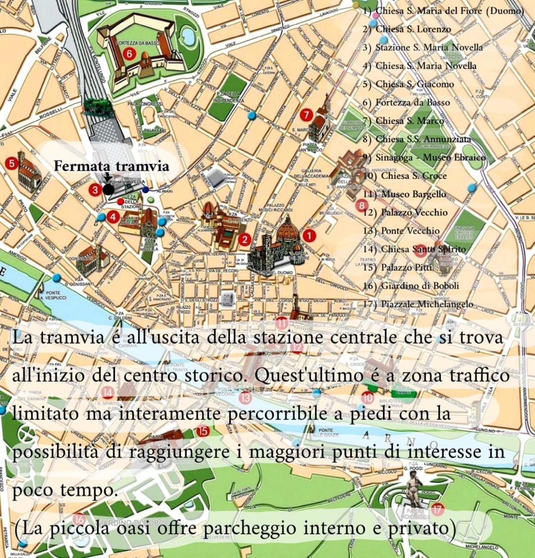 La Piccola Oasi Con Parcheggio Apartment Florence Ngoại thất bức ảnh